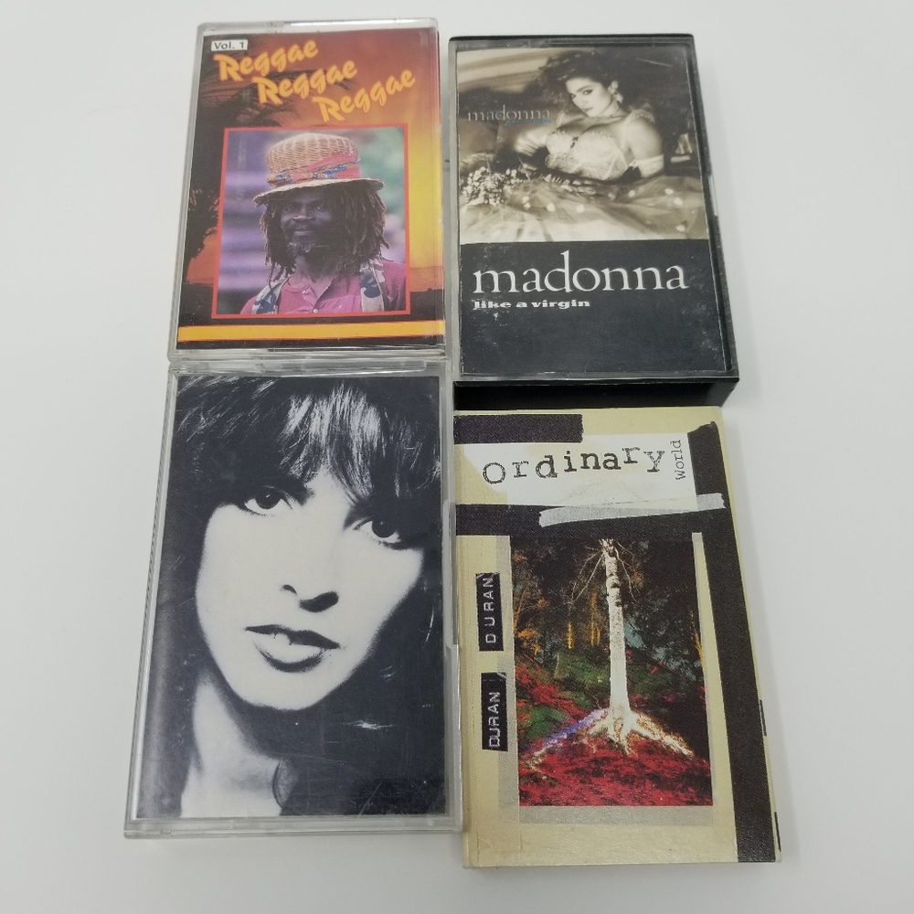 Lot of 4 Vintage Cassette Tapes